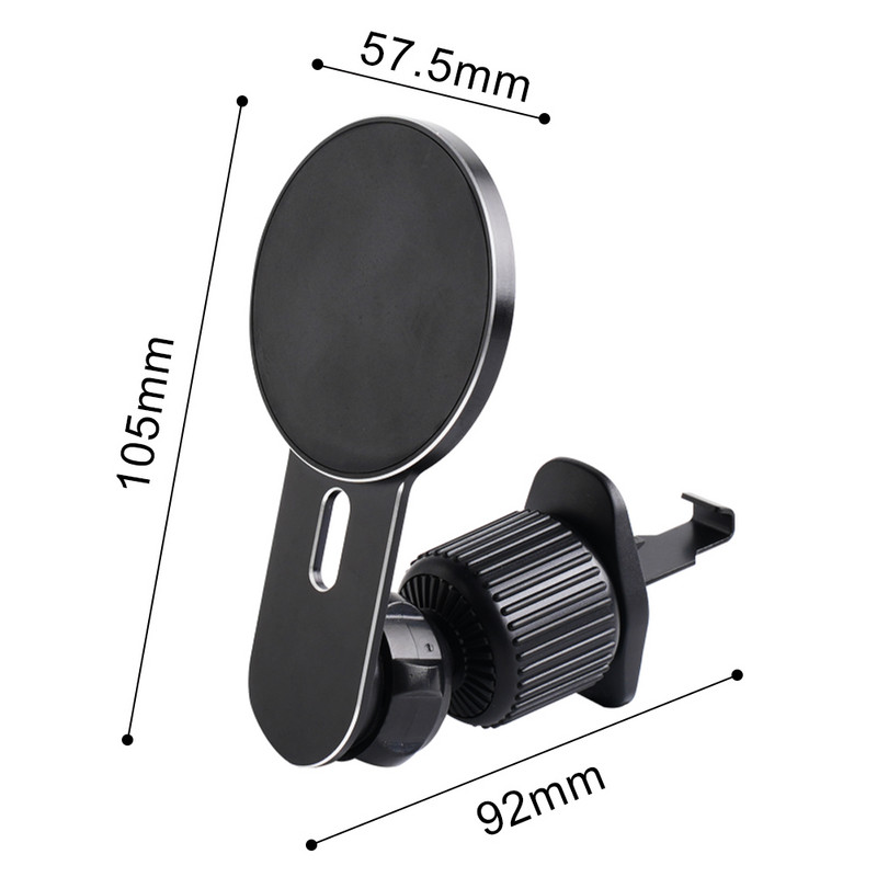Univerzalna kopča za ventilacijski otvor za automobil Rotirajući za 360 Podesivi magnetski držač za telefon Kuka za odvod zraka GPS nosač za mobilni telefon za iPhone 14 13