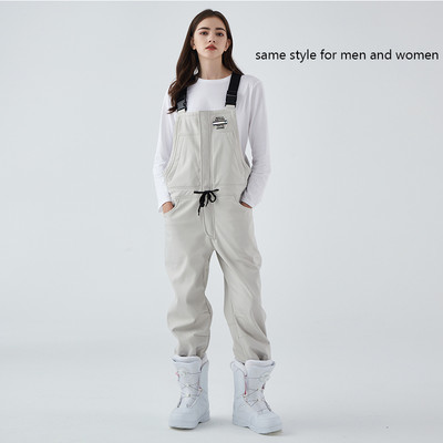 Iarna Nouă Costum de schi dintr-o bucată Salopete Femei Bărbați Pantaloni de schi Pantaloni de snowboard în aer liber Salopete rezistente la vânt Impermeabil Pantaloni de zăpadă cald