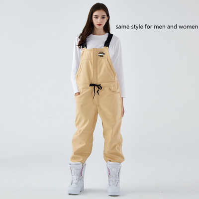 Iarna Nouă Costum de schi dintr-o bucată Salopete Femei Bărbați Pantaloni de schi Pantaloni de snowboard în aer liber Salopete rezistente la vânt Impermeabil Pantaloni de zăpadă cald