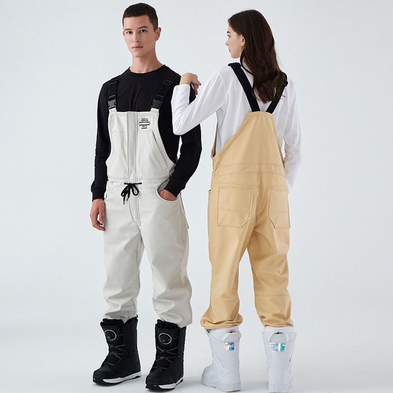 Iarna Nouă Costum de schi dintr-o bucată Salopete Femei Bărbați Pantaloni de schi Pantaloni de snowboard în aer liber Salopete rezistente la vânt Impermeabil Pantaloni de zăpadă cald