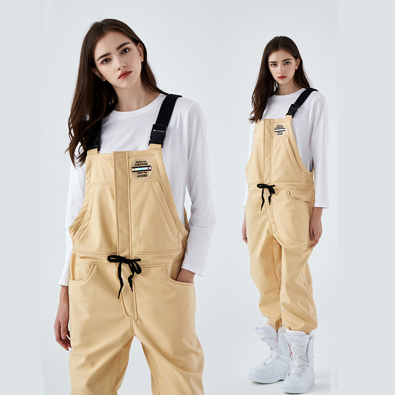 Iarna Nouă Costum de schi dintr-o bucată Salopete Femei Bărbați Pantaloni de schi Pantaloni de snowboard în aer liber Salopete rezistente la vânt Impermeabil Pantaloni de zăpadă cald