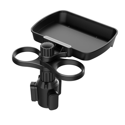 Automašīnas paplātes galda dzērienu turētājs 360, rotējošs mobilā tālruņa turētāja stiprinājums, regulējams automašīnas pārtikas paplātes krūzes turētājs, pārnēsājami automašīnu piederumi