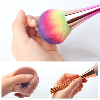 1 PC Инструменти за четка за почистване на нокти Clean Brush For Nail art Care Manicure Accessory Files Manicure Angle Clear Tools