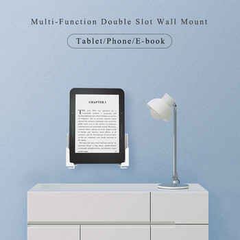 Скоба за стойка за стенен монтаж на таблет за iPad Универсална регулируема рамка за телефон Стенен държач за iPhone Xiaomi Съвместим с Ereader