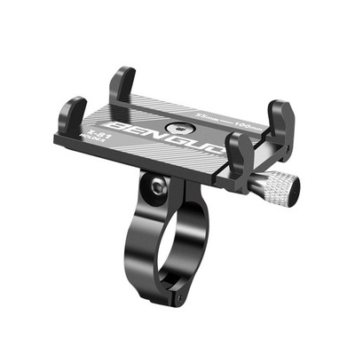 Suport de clemă pentru ghidon de motocicletă Suport pentru telefon Suport din aluminiu reglabil pentru scuter electric Suport pentru telefon mobil pentru iPhone