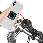 Suport telefon pentru biciclete reglabil suport pentru ghidon pentru motociclete de munte Suport pentru telefon mobil Suport de blocare de securitate pentru ciclism