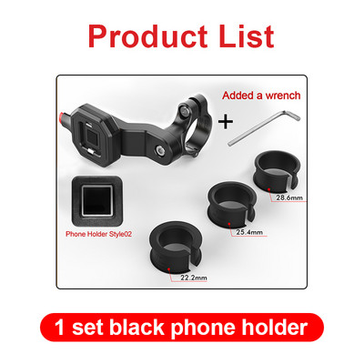 Suport telefon pentru biciclete reglabil suport pentru ghidon pentru motociclete de munte Suport pentru telefon mobil Suport de blocare de securitate pentru ciclism