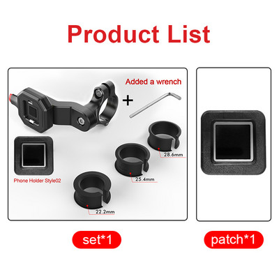 Suport telefon pentru biciclete reglabil suport pentru ghidon pentru motociclete de munte Suport pentru telefon mobil Suport de blocare de securitate pentru ciclism