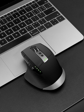 Rapoo MT750W Επαναφορτιζόμενο ασύρματο ποντίκι πολλαπλών λειτουργιών Εύκολη εναλλαγή μεταξύ Bluetooth και 2.4G έως και 4 συσκευές για PC και Mac