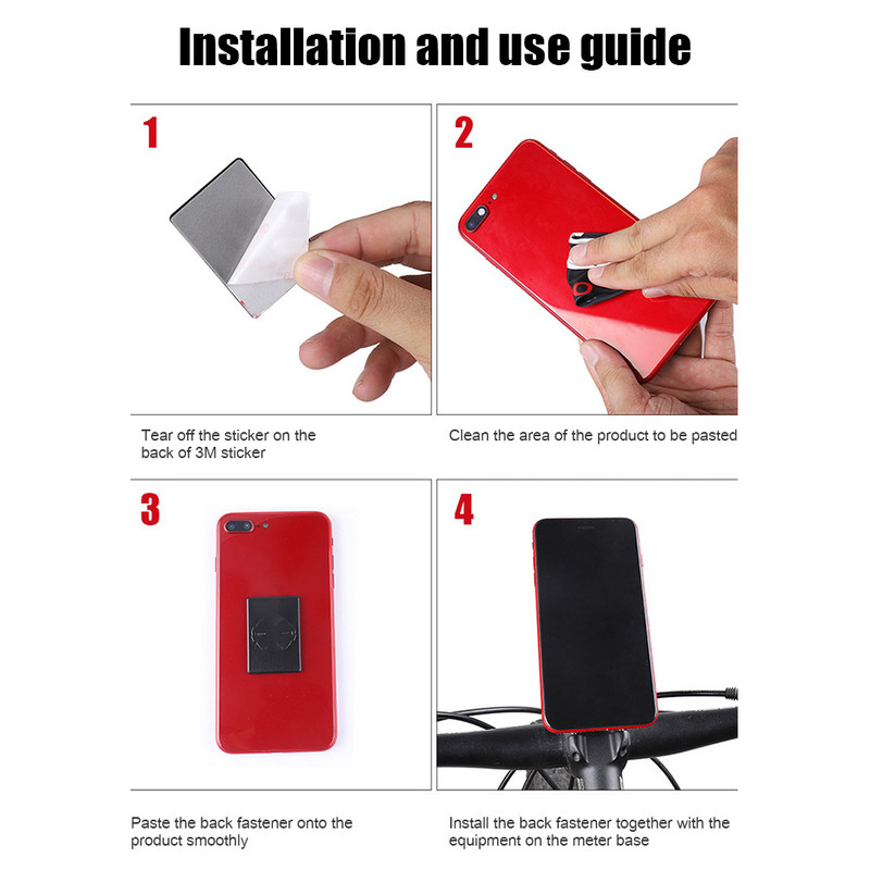 ABS nálepka na mobilný telefón na bicykel, držiak na počítač na bicykel, GPS držiak pre Garmin Bryton, diely na bicykle, príslušenstvo