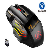 Bezdrôtová myš Bluetooth Gamer Počítačová myš Herná myš Nabíjateľná ergonomická myš 5500 DPI Tichá myš pre notebook PC