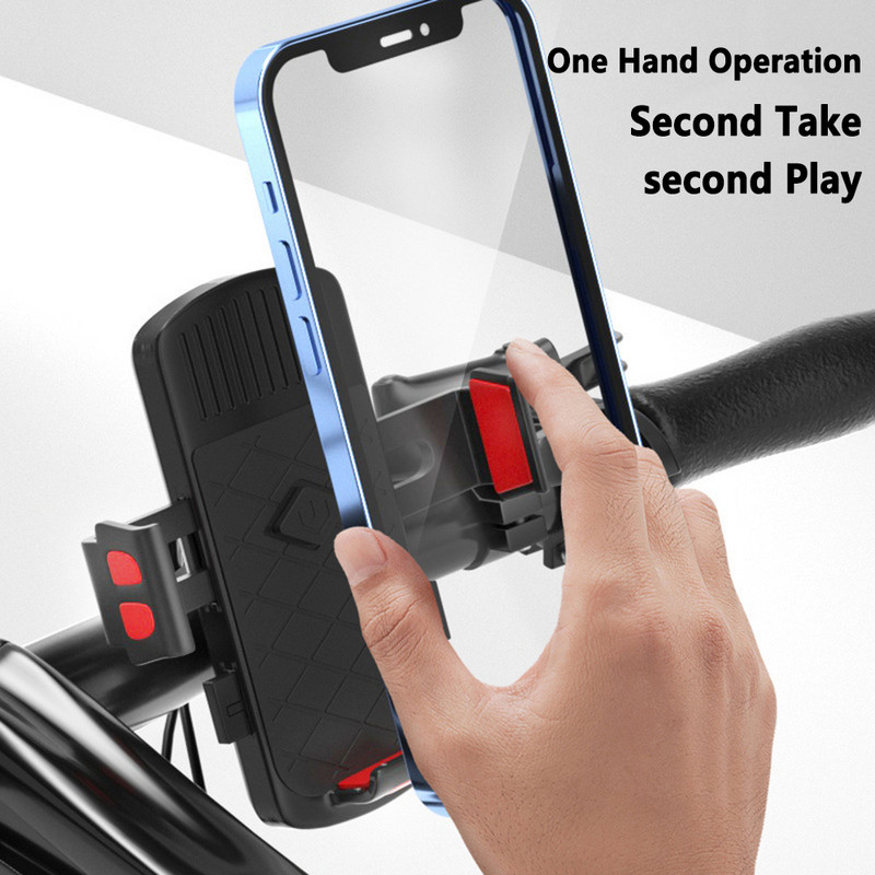 Držač za telefon za bicikl Motocikl Držač za mobitel Otporan na udarce Upravljač bicikla Podrška za navigaciju Nosač za montažu Podrška za stalak za bicikl MTB