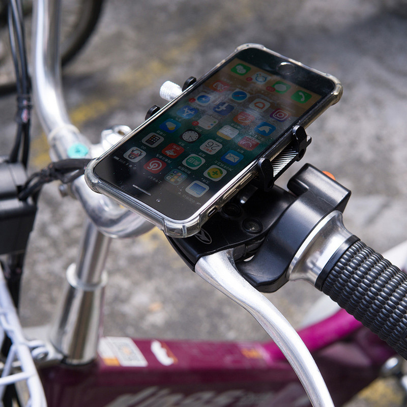 Nosač za telefon za bicikl, aluminijska legura, protuklizni nosač, GPS kopča, univerzalni stalak za telefon za bicikl za mobitel, motocikl, skuter