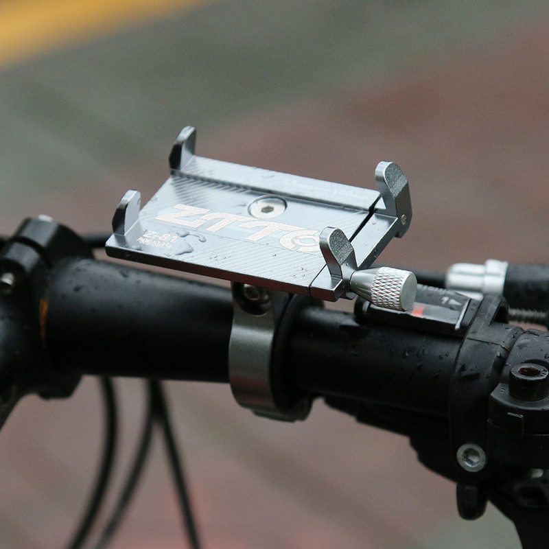 Nosač za telefon za bicikl, aluminijska legura, protuklizni nosač, GPS kopča, univerzalni stalak za telefon za bicikl za mobitel, motocikl, skuter