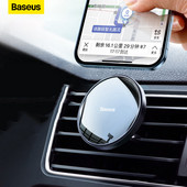 Baseus Magnetski držač za telefon u automobilu Univerzalni otvor za ventilaciju za iPhone 12 13 Pro Smartphone Stalak za telefon u automobilu Podrška Držač za kopču