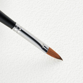 3 комплекта акрилна четка за нокти с добро качество Норкова четка за нокти Матирана черна пръчка Кристална писалка, писалка за дърворезба, четка за маникюр Инструмент за рисуване