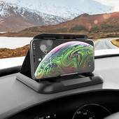 Ugljična vlakna Držač za auto telefon Nadzorna ploča Univerzalni 3 do 7 inčni držač za pričvršćivanje kopče za mobilni telefon za IPhone XR XS MAX GPS stalak
