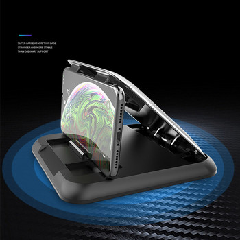 Стойка за автомобилен телефон от въглеродни влакна, табло, универсална 3 до 7-инчова скоба за монтиране на скоба за мобилен телефон за IPhone XR XS MAX GPS стойка