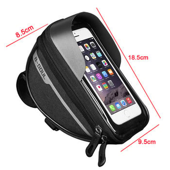 6,3-инчов велосипедни чанти със сензорен екран MTB Велосипедна чанта за глава на тръбата за велосипед Кормило за мобилен телефон Калъф за чанта за велосипед Държач за велосипед