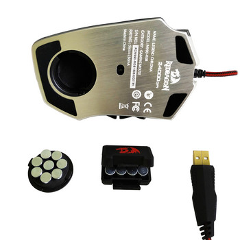 Redragon M990 Gaming Mouse με πλαϊνά κουμπιά Προγραμματιζόμενο ποντίκι Gamer υψηλής ακρίβειας 24000 DPI 16 πλευρικά κουμπιά για PC MMO FPS