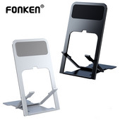FONKEN Összecsukható telefontartó asztal iPad iPhone Samsung Tablet Mobiltelefon állvány Állítható Laptopra szerelhető okostelefon-tartó