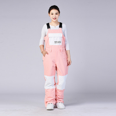 Zimske skijaške hlače Muško i žensko jednodijelno odijelo s pojasom Hlače za snowboarding Vodootporne toplinske skijaške hlače otporne na vjetar Snowboards