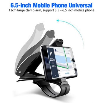 FONKEN Щипка за държач за телефон за кола Универсална поддръжка на телефон в автомобила GPS навигация Табло Стойка за мобилен телефон за Xiaomi Redmi 9 Pro