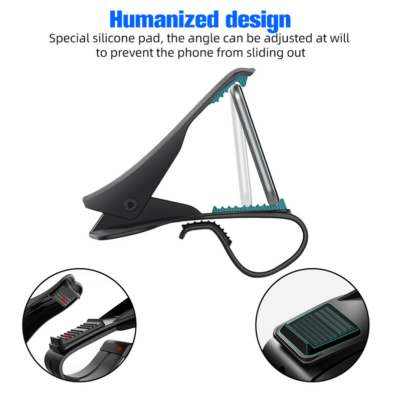 FONKEN Suport pentru telefon auto Suport universal pentru telefon în panoul de bord de navigare GPS pentru mașină Suport pentru telefon mobil pentru Xiaomi Redmi 9 Pro