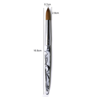 TIANMI Gradient Color Kolinsky akril köröm ecsetek Nail Art Tool körömlakk ecset készlet festőtoll köröm kezdőknek