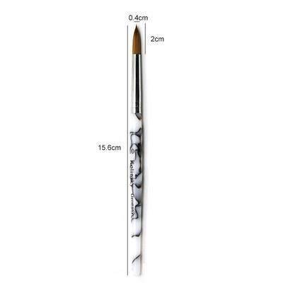 TIANMI Gradient Color Kolinsky akril köröm ecsetek Nail Art Tool körömlakk ecset készlet festőtoll köröm kezdőknek