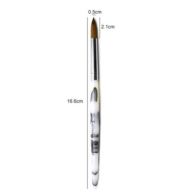TIANMI Gradient Color Kolinsky akril köröm ecsetek Nail Art Tool körömlakk ecset készlet festőtoll köröm kezdőknek