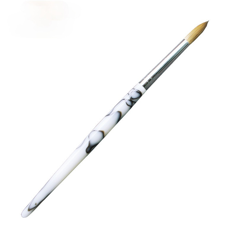 TIANMI Gradient Color Kolinsky akril köröm ecsetek Nail Art Tool körömlakk ecset készlet festőtoll köröm kezdőknek