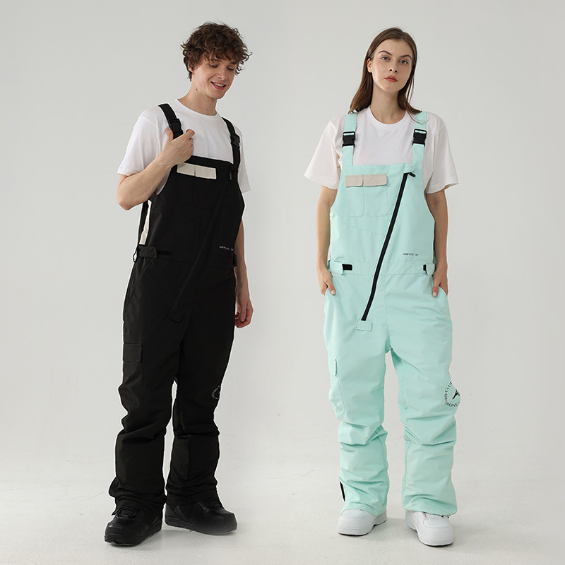 2022 m. neperpučiamas vėjas, šiltos moteriškos kelnės lauko snieglenčių sportui vyriškas kombinezonas, moteriškas slidinėjimo kombinezonas kalnuose, šildomi laisvi moteriški drabužiai