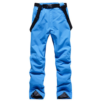 Дамски панталони за сняг Водоустойчиви топли ски панталони Сноуборд Зимни панталони Еластична талия Мъжки панталони Кънки Панталони Ски Плюс размер 059