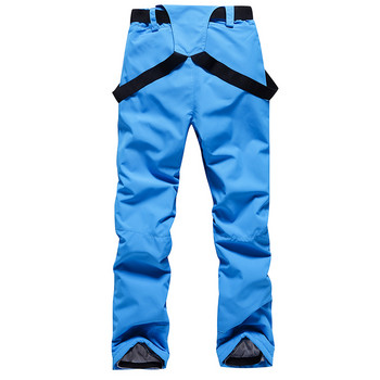 Дамски панталони за сняг Водоустойчиви топли ски панталони Сноуборд Зимни панталони Еластична талия Мъжки панталони Кънки Панталони Ски Плюс размер 059