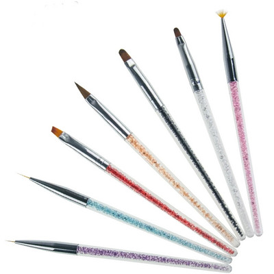 5 buc/lot Aurora Gel Nail Art Painting Pen poloneză creion japonez Perie pentru manichiură Moda Nail Beauty Tool Nail Art Paint Pen