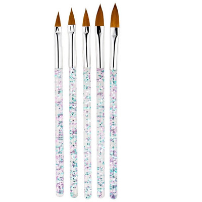 5 buc/lot Aurora Gel Nail Art Painting Pen poloneză creion japonez Perie pentru manichiură Moda Nail Beauty Tool Nail Art Paint Pen