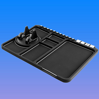 Automobilio prietaisų skydelio neslystantis kilimėlis Mobiliojo telefono laikiklio stovas Automobilio salono priedai Sandėliavimo pagalvėlė Parkavimo numeris Prietaisų skydelio lipdukas