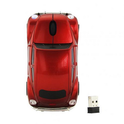 Vezeték nélküli autó alakú számítógépes egér USB optikai mini 3d ergonómikus SUV játék egerek hordozható PC gamer mause laptophoz, Macbookhoz