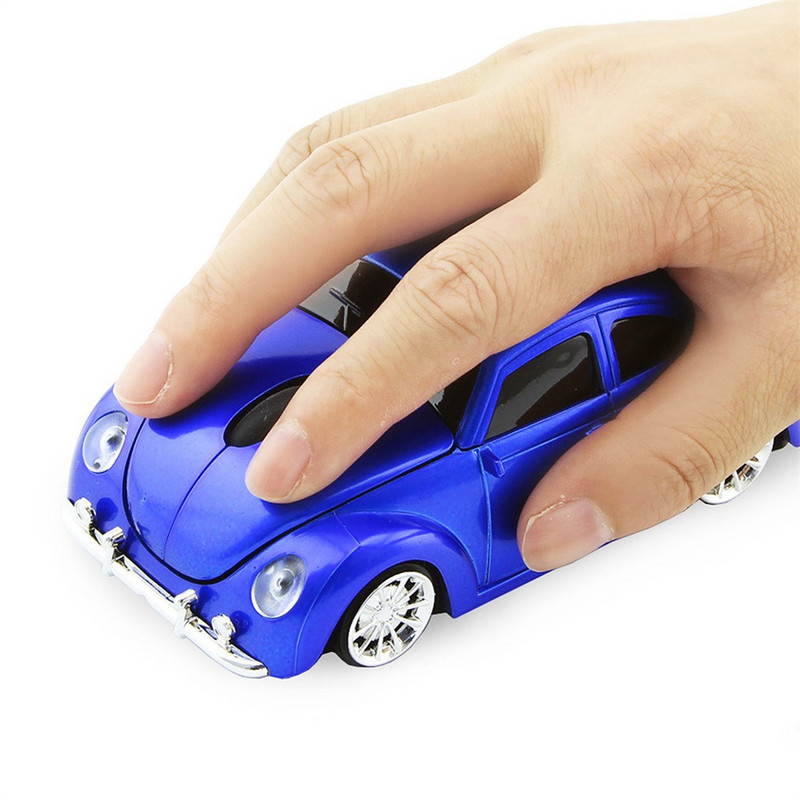 Vezeték nélküli autó alakú számítógépes egér USB optikai mini 3d ergonómikus SUV játék egerek hordozható PC gamer mause laptophoz, Macbookhoz