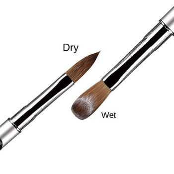 1PC Professional Nail Brush Kolinsky Sable Acrylic Brush UV Gel Carving Pen Brush Liquid Powder DIY Nail Drawing Tools