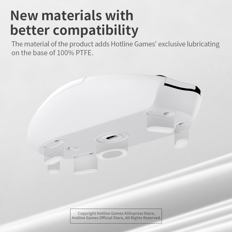 2 seturi Hotline Games 3.0 Plus Margini curbate rotunjite Picioare mouse patine pentru Logitech MX Master 3 Gaming Mouse Picior Pad înlocuire