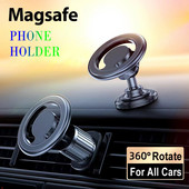 Magnetni držač telefona za iPhone 14 13 12 Pro Max Smarphone Univerzalni prsten Magsafe Nosač za mobilni telefon u automobilu, magnetski