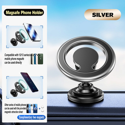 Magnetni držač telefona za iPhone 14 13 12 Pro Max Smarphone Univerzalni prsten Magsafe Nosač za mobilni telefon u automobilu, magnetski