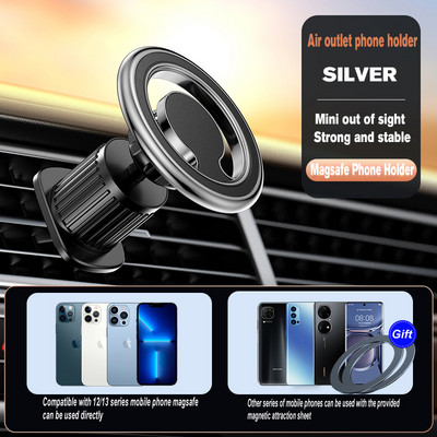 Magnetni držač telefona za iPhone 14 13 12 Pro Max Smarphone Univerzalni prsten Magsafe Nosač za mobilni telefon u automobilu, magnetski
