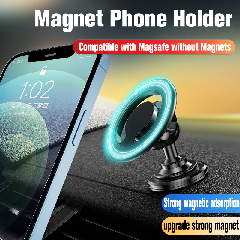 Magnetni držač telefona za iPhone 14 13 12 Pro Max Smarphone Univerzalni prsten Magsafe Nosač za mobilni telefon u automobilu, magnetski