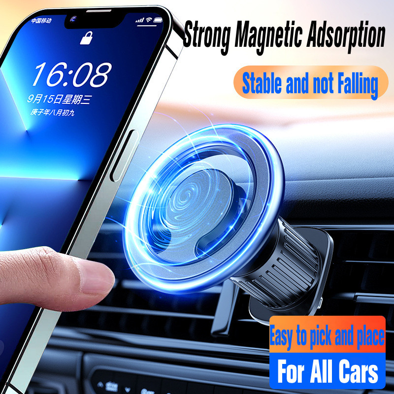 Magnetni držač telefona za iPhone 14 13 12 Pro Max Smarphone Univerzalni prsten Magsafe Nosač za mobilni telefon u automobilu, magnetski