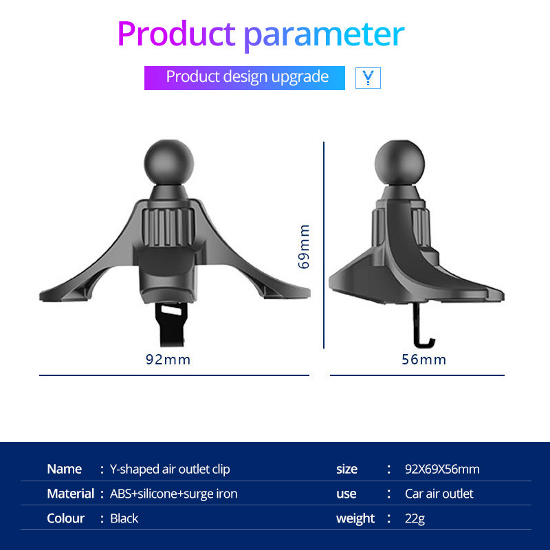 Clip de ventilație universală a mașinii Cap bilă Suport magnetic pentru telefon de mașină Accesorii pentru suport gravitațional Suport pentru telefon Suport pentru încărcător auto