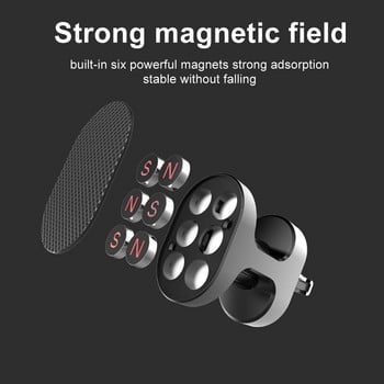 Магнитен държач за телефон за кола Магнитна стойка Стойка за мобилен мобилен телефон GPS поддръжка за iPhone 13 12 Xiaomi Huawei Samsung S21 S10 Ultra