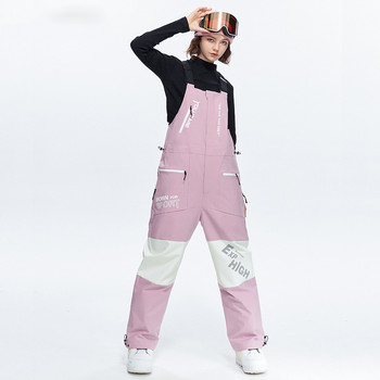 Χειμώνας 2023 Νέο μονοκόμματο παντελόνι σκι Ανδρικά Γυναικεία Αθλητικά για εξωτερικούς χώρους Παντελόνια Snowboard Σαλοπέτες Ζεστές φόρμες αντιανεμικές αδιάβροχες